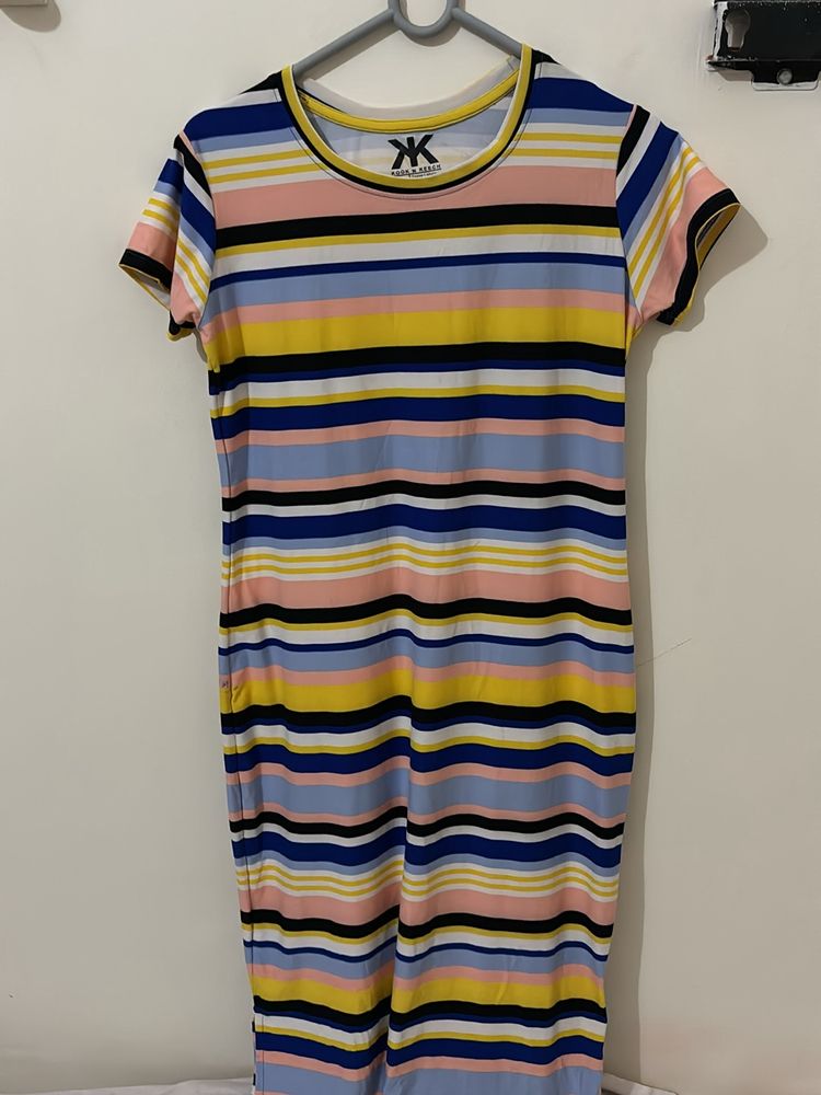 Striped T-Shirt Dress
