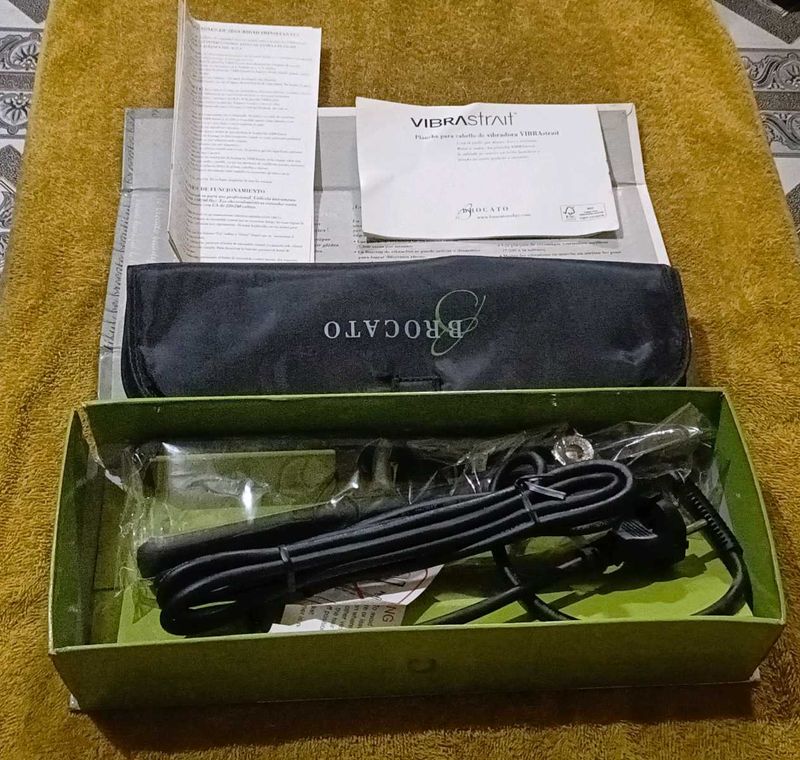 Brocato Vibrastrait Flat Iron Hair Straightener