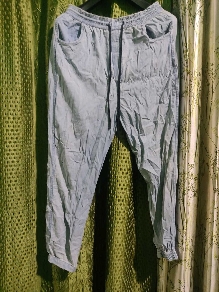 Casual Light Blue Joggers