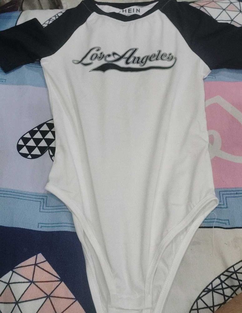SHEIN Los Angeles Graphic Bodysuit