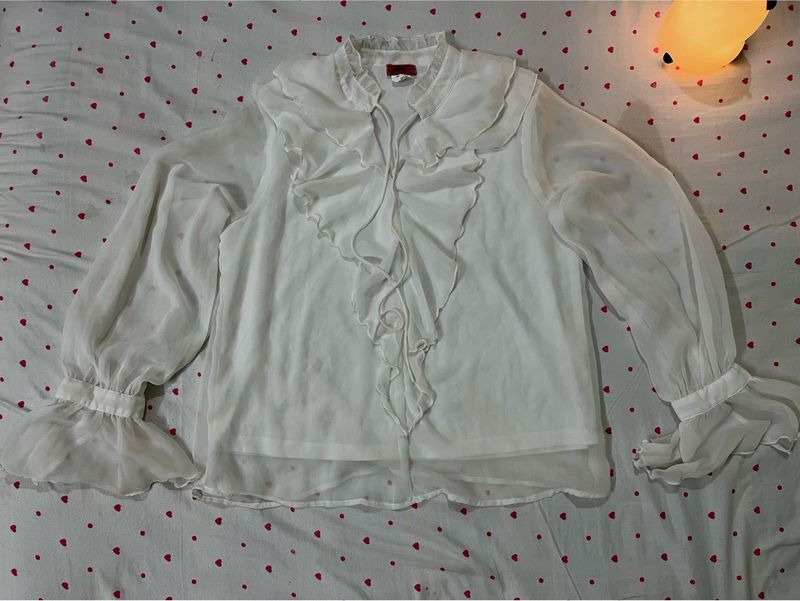 Chinese Ruffle top