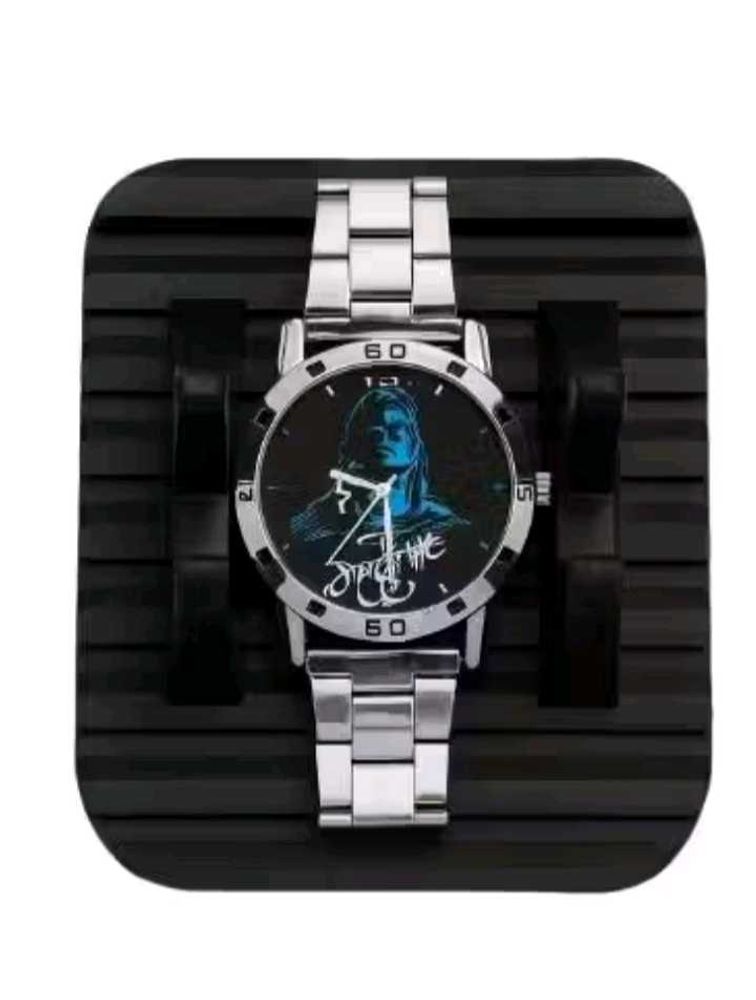 Stylish Men's Watch with Graphic Dial