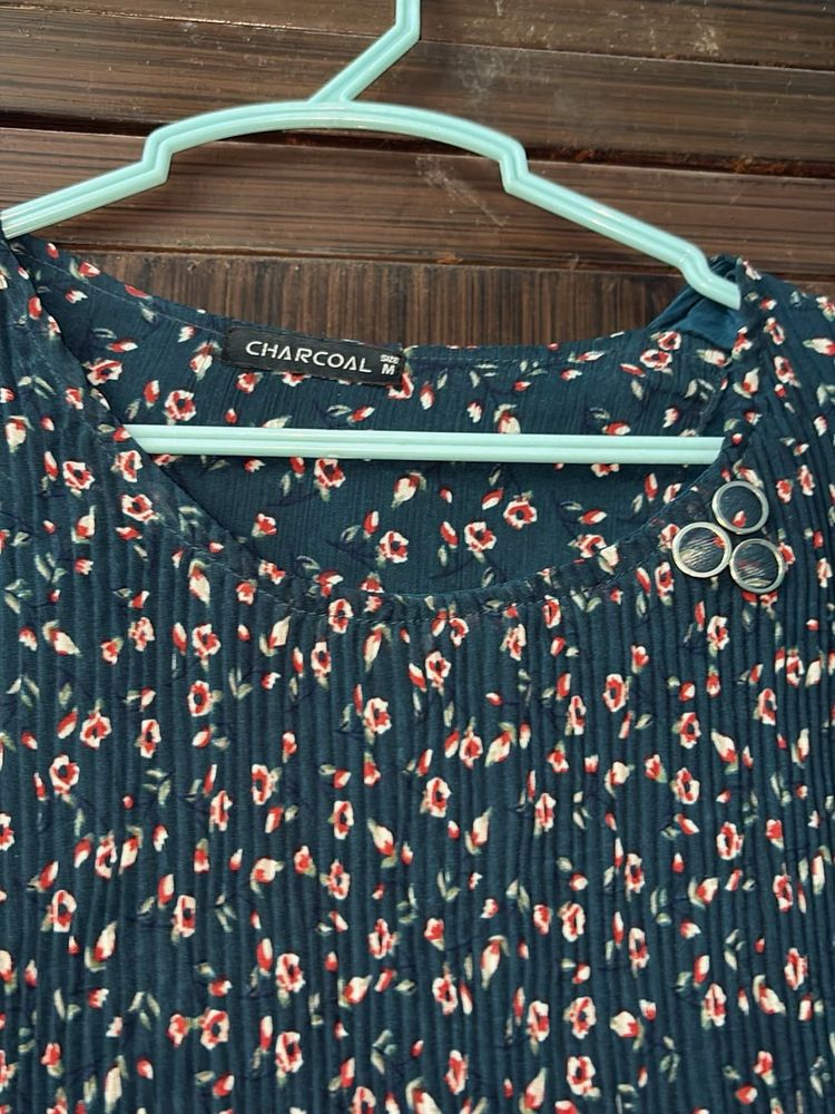 Green Floral Dress
