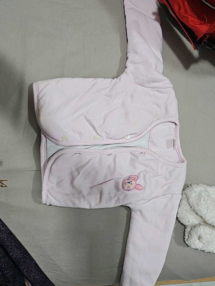 Cute Baby Jacket with Bunny