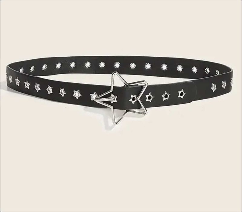 y2k star buckle belt/streetwear