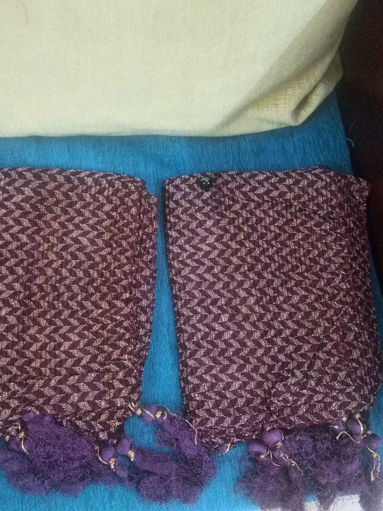 Embroidered Dupatta with Tassels (6 nos.)