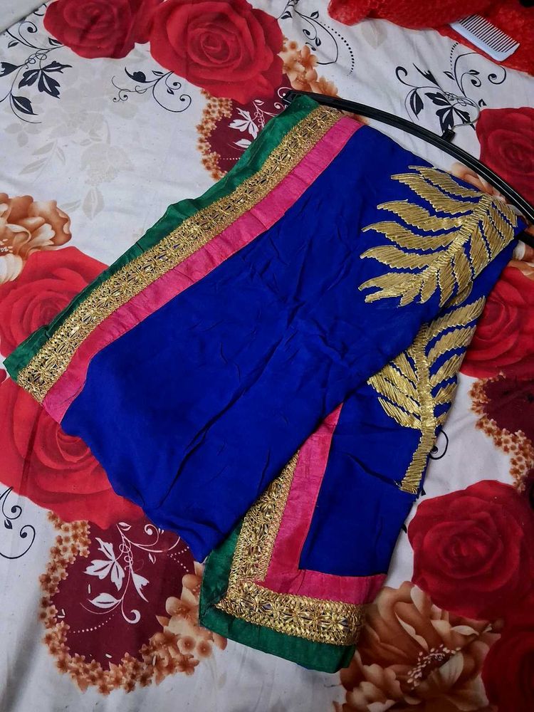 heavy blue duppata