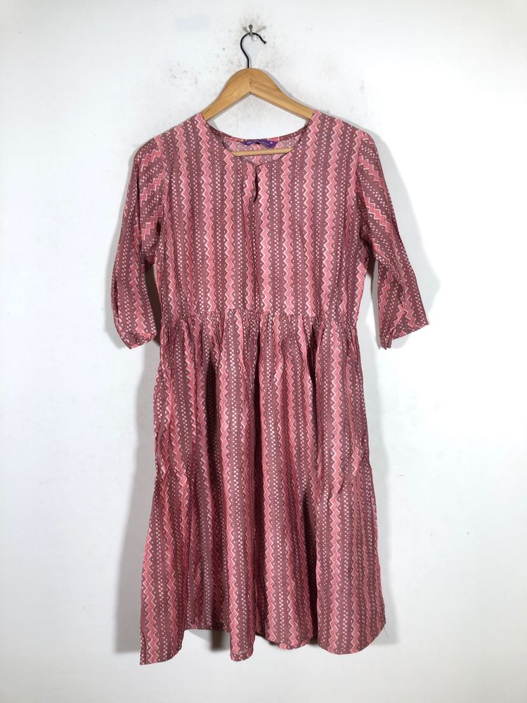 Mauve Strips Kurta(Women’s)