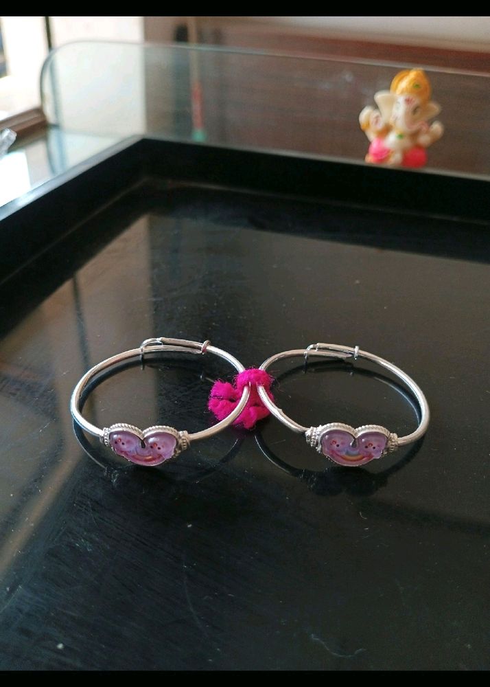 Baby Kadli Adjustable Pure Silver