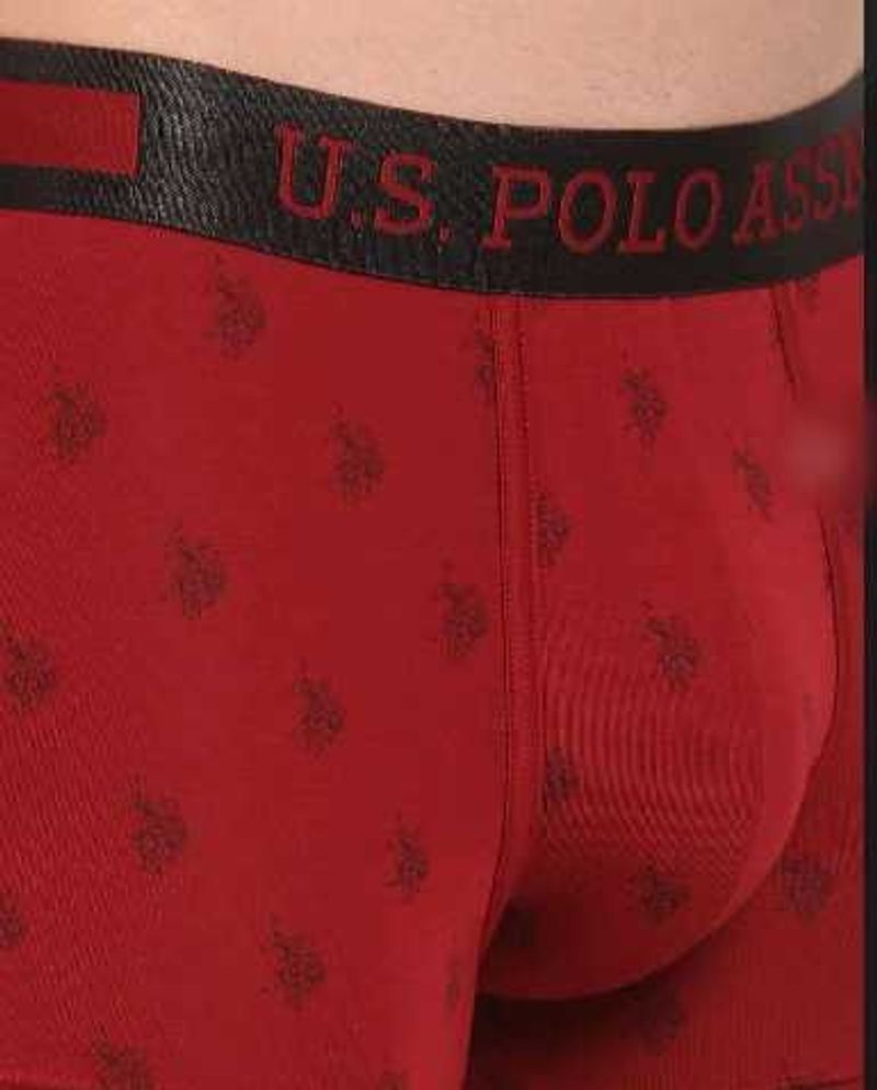 U.S. Polo Assn. Maroon Boxer Briefs