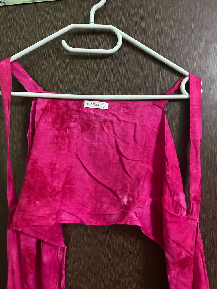 Wrap Top Pink