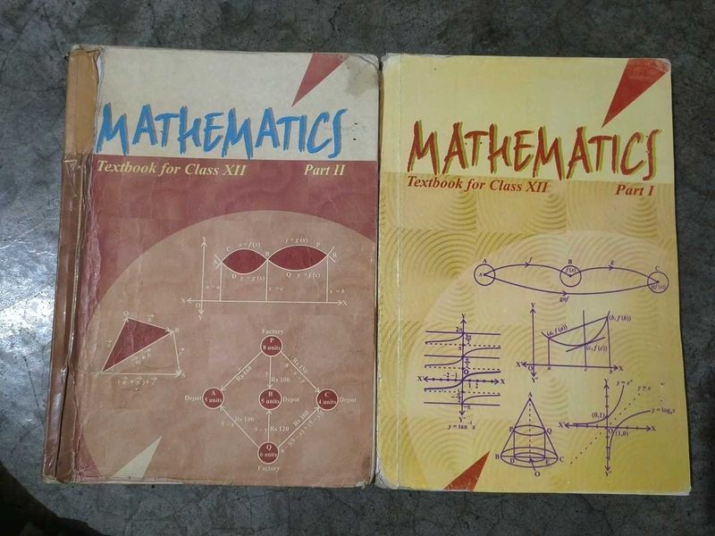 Mathematics Part 1 &amp; 2 NCERT Maths Class 12th