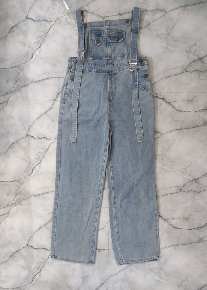 Pocket Pinafore Dungree Jeans
