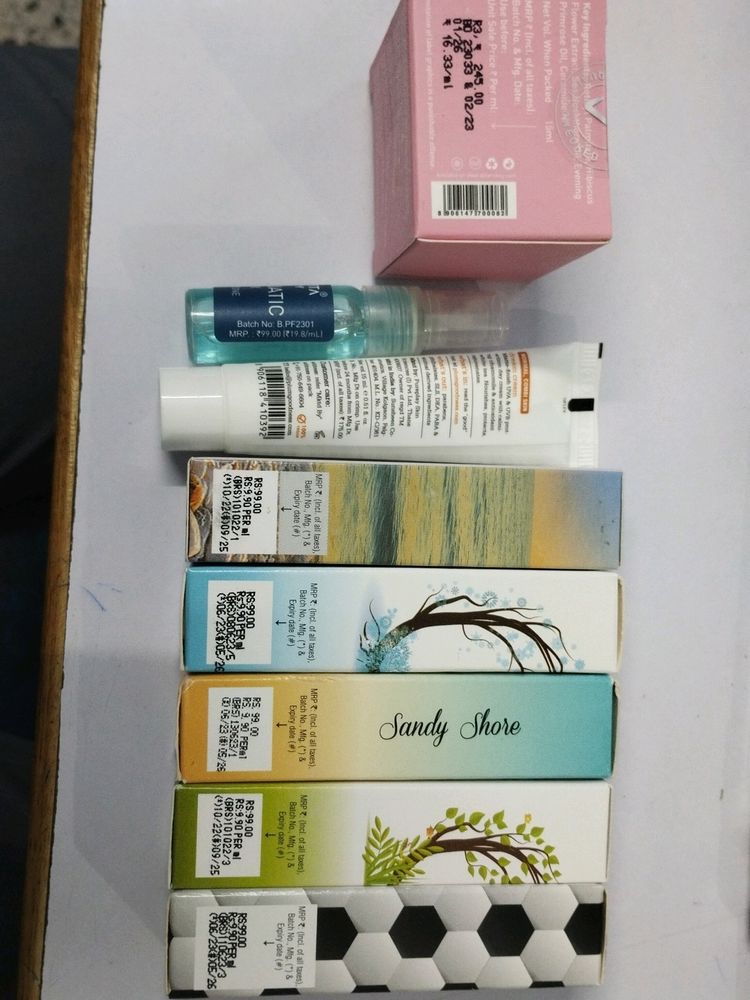 Perfume, Night Reset Cream, Day Cream And cologne