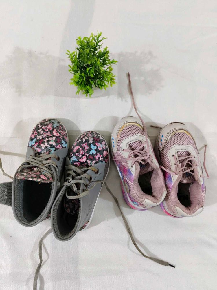 Cute Floral &amp; Butterfly Sneakers