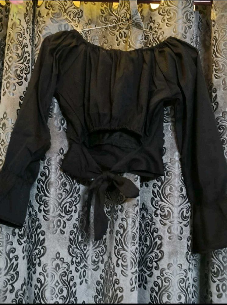 Black Crop Top