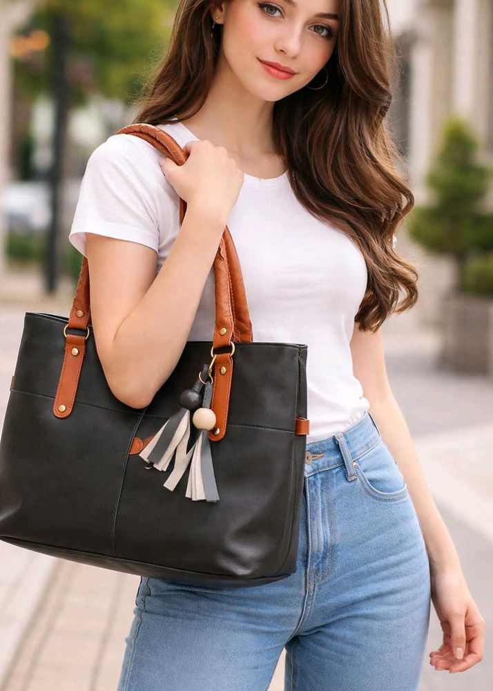 Stylish Tassel Detail Handbag