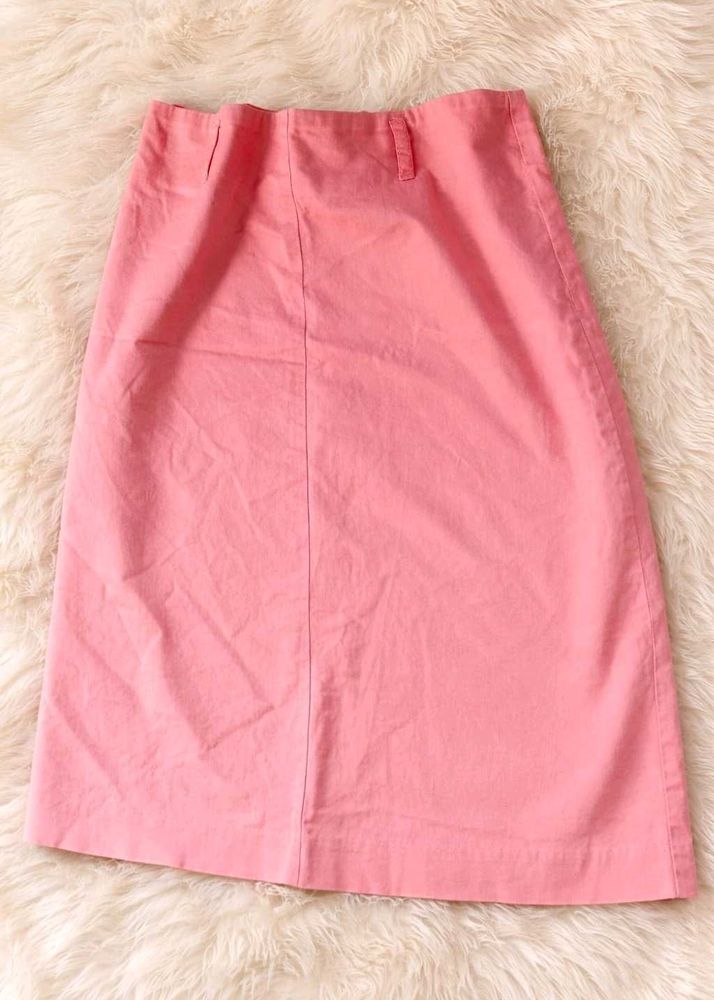 Coral Pink Skirt