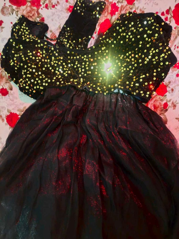 Sparkling Black Sequin Lehenga Choli with dupatta