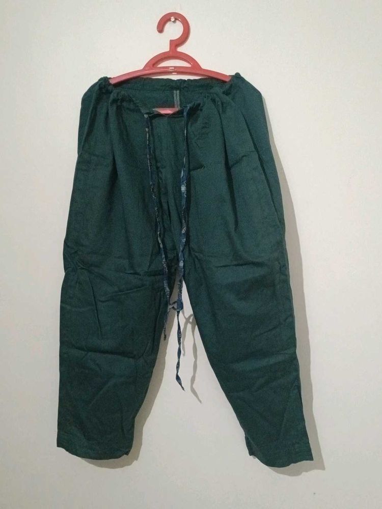 Green Ethnic Salwar Pants