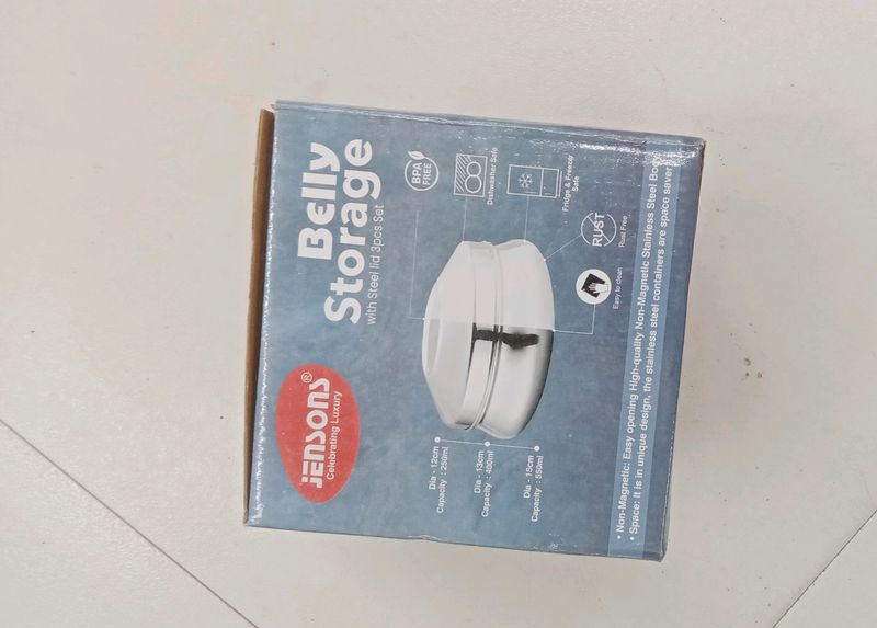 Jensons 3pcs Stotage Dibba