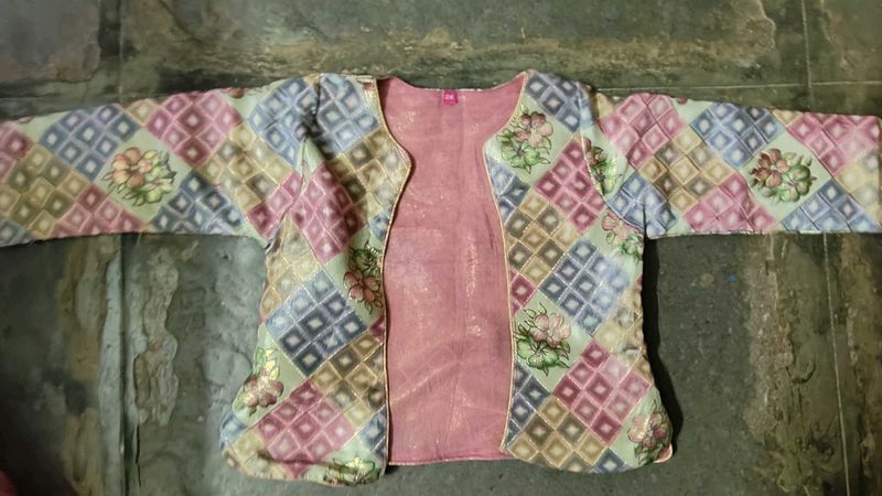 Floral Print Ethnic Jacket