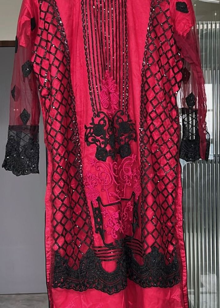 Stunning dark pink kurti