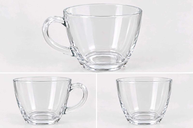 Clear Glass Coffee Mug
