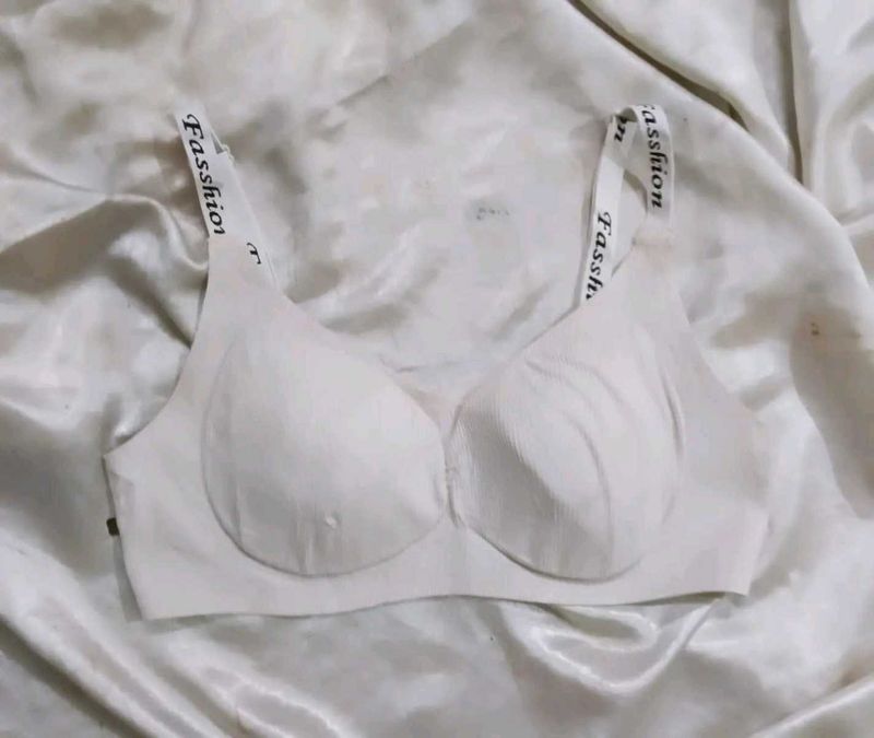 Comfortable White Bra