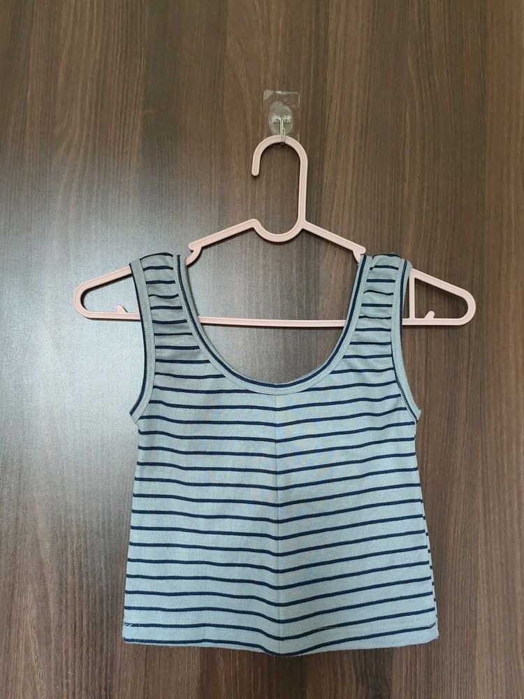 Striped Sleeveless Tank Top