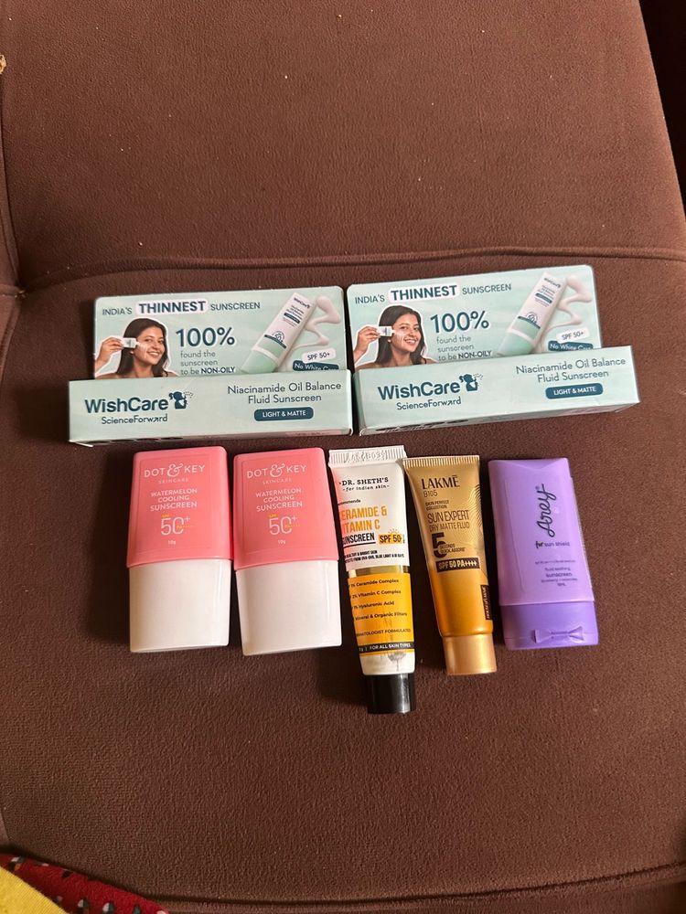 dot &amp; key wish care Lakme Dr sheaths sunscreen