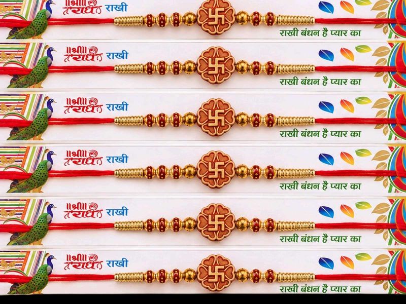 Pack of 6 Rakhi Combo Set
