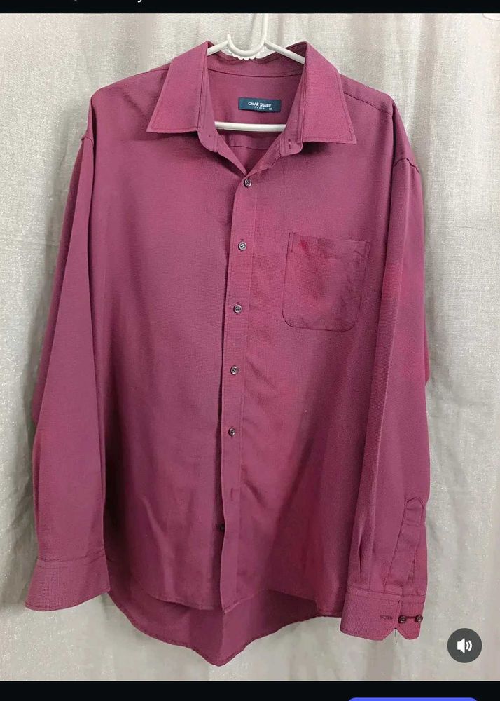 Men's Long Sleeve Button-Up Shirt