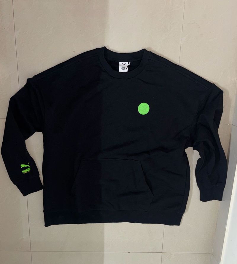 90%.off Sale Korean oversized baggy black Puma