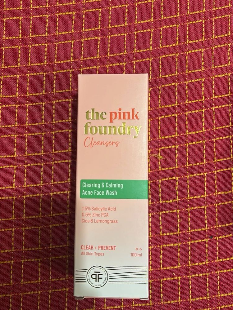 The Pink Foundry Acne Face Wash