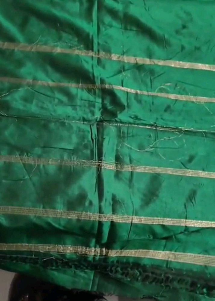 Elegant Green Silk Saree