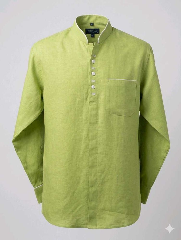 BLUE JAY  designer party linen shirt