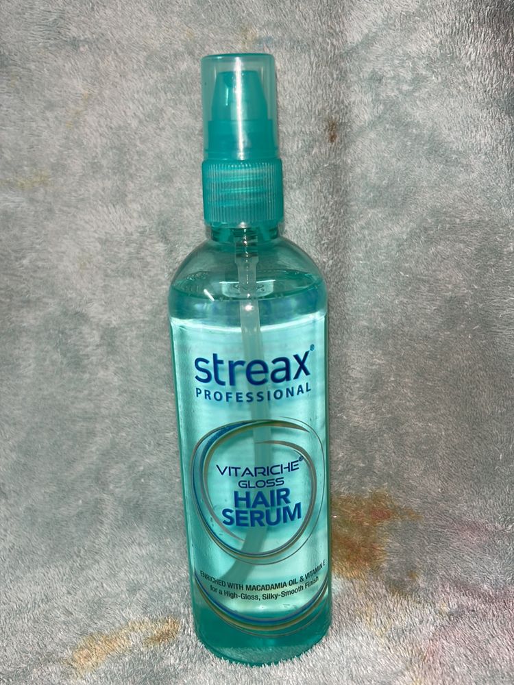Brand New Streax Professional  Gloss HAIR SERUM
