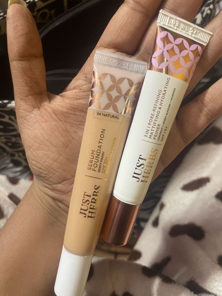 Just Herbs Combo Primer And Foundation