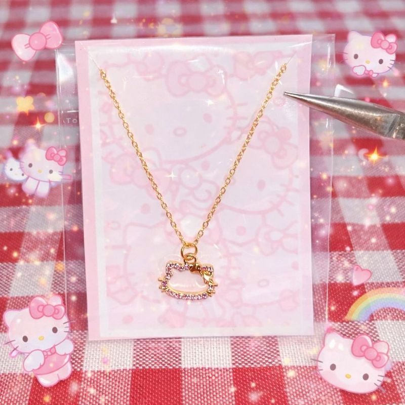 Sparkling Hello Kitty Necklace