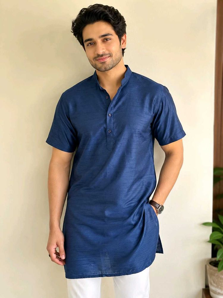 Men's Classic Blue Kurta✨💫