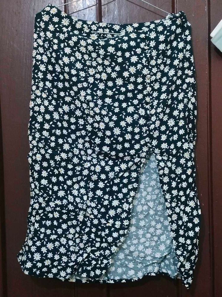 Floral Print Skirt