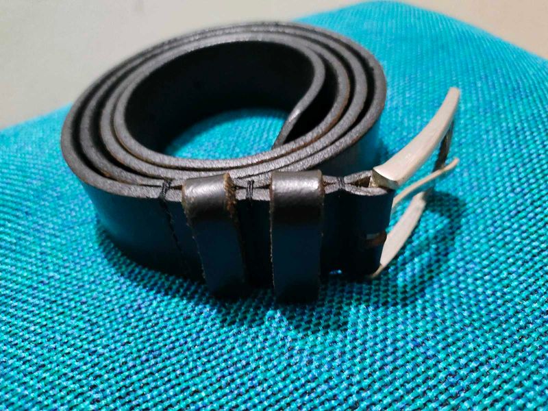 Genuine Leather Slim Belt