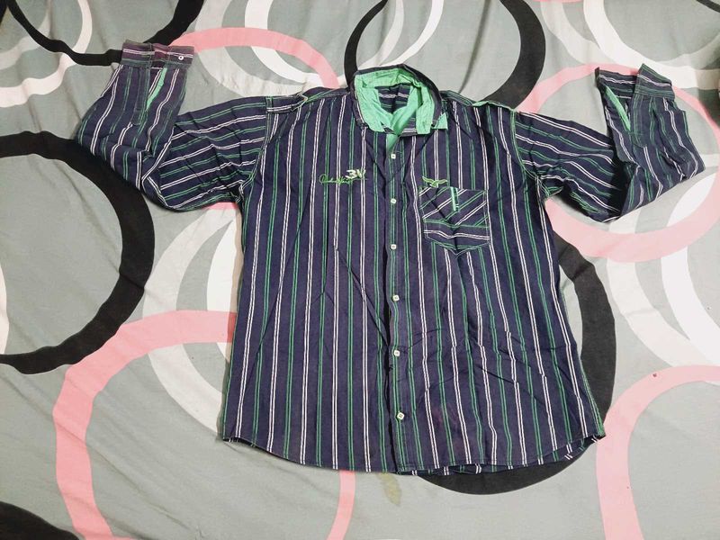 Men's Striped Casual Shirt
