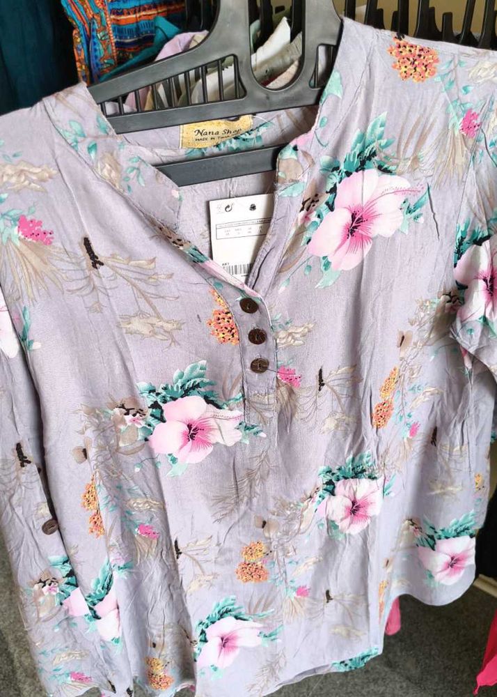 Beautiful Floral Print Kurta
