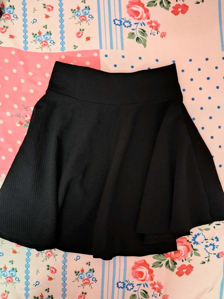 Black Skater Skirt