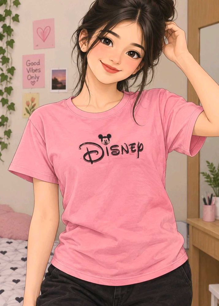 Pink Disney Graphic T-Shirt