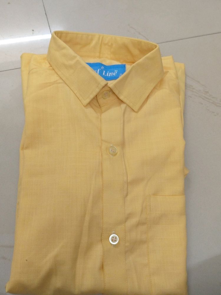 Yellow Half Hand Shirt
