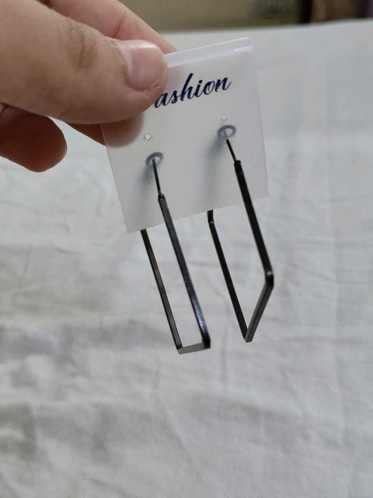 Modern Geometric Drop Earrings