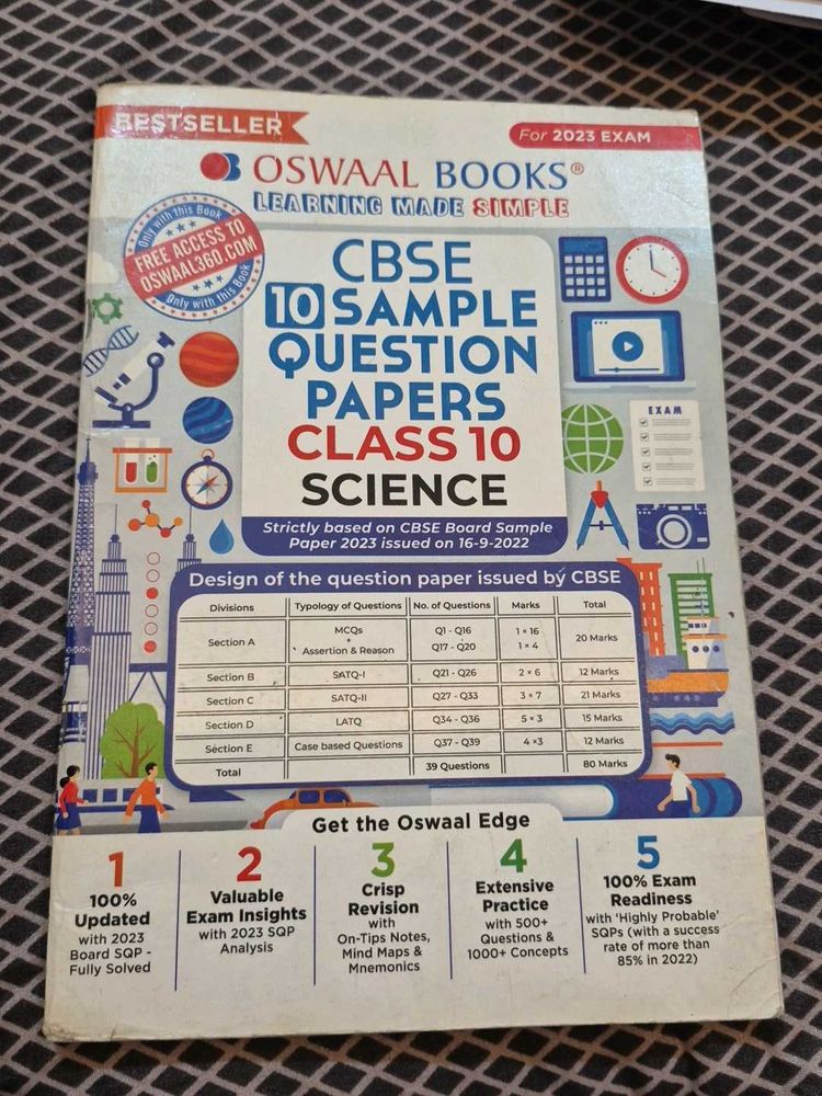 CBSE 10 sample question paper class 10th scienc